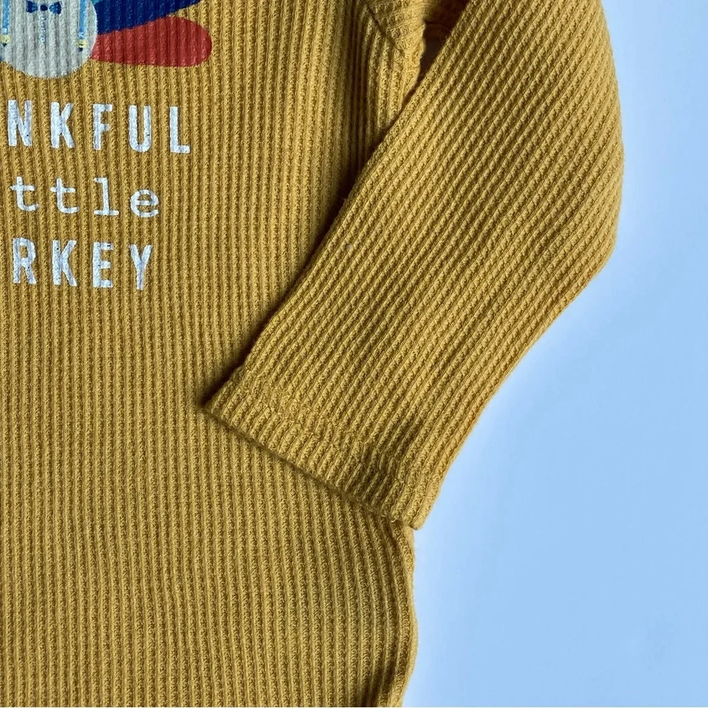 Thanksgiving Shirt Size 6 9 Months Chick Pea One Piece Thankful Little Turkey